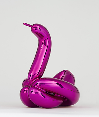 Jeff Koons - Balloon Swan Magenta - en vente en ligne