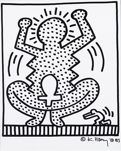 Keith Haring - Portfolio Lucio Amelio - Sans Titre 2
