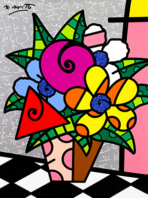 Romero Britto - Flowers for You