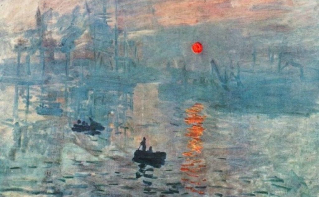 Monet, Impression soleil levant (1872)