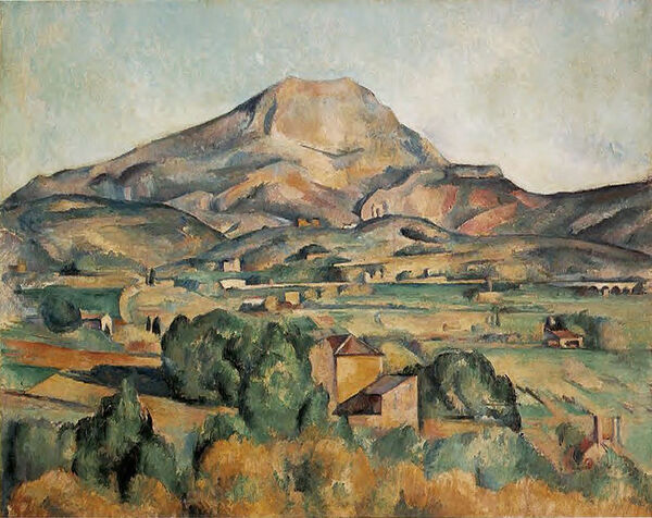 Paul Cézanne, La montagne Sainte Victoire (1895)