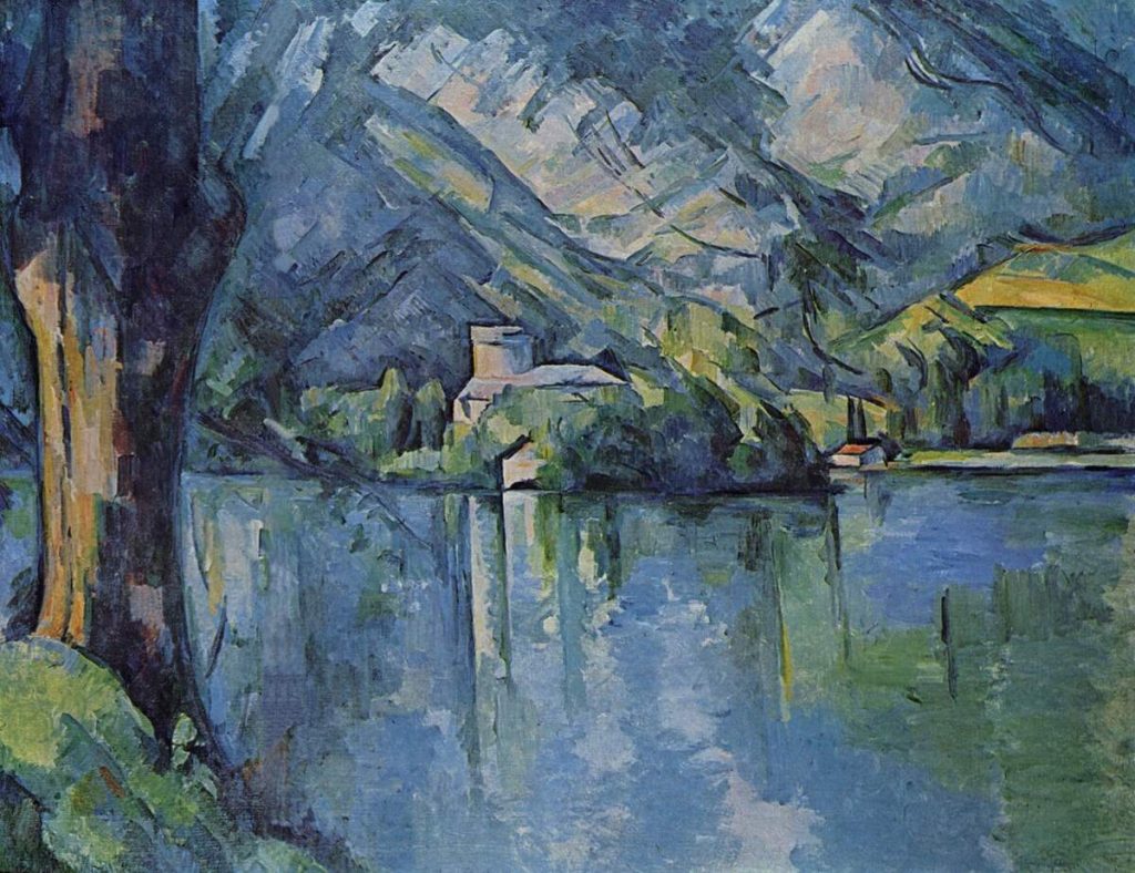 Paul Cézanne , Le Lac d’Annecy (1896)
