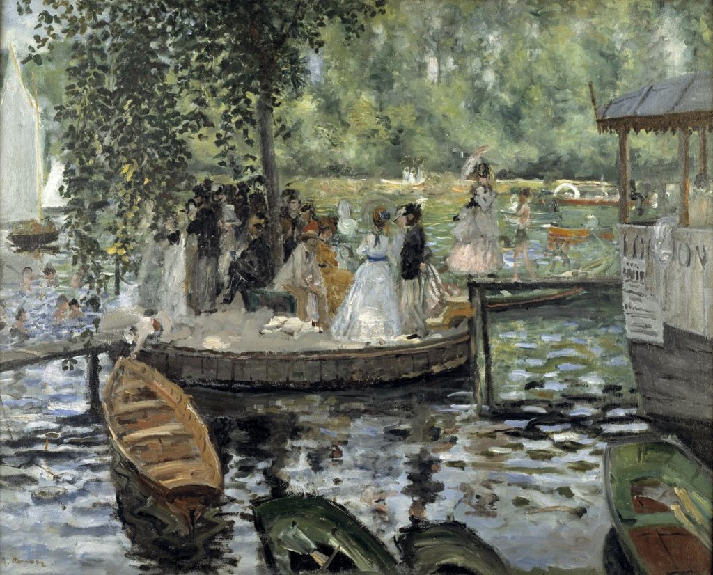 Renoir, La grenouillère (1869)