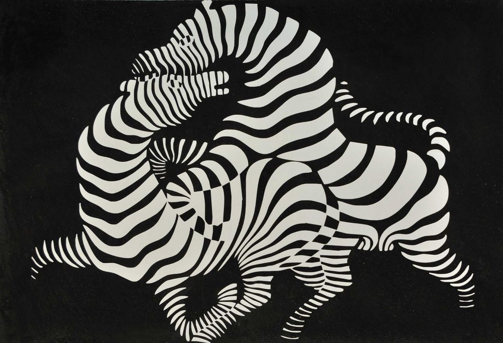 Victor Vasarely - Zebras